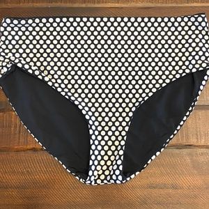 COCO REEF IMPULSE HIGH WAIST BIKINI BOTTOM XL, reversible EUC